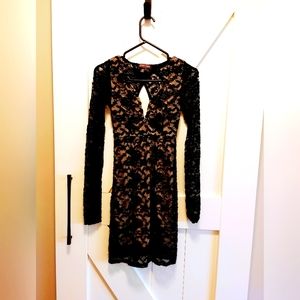Black Lace Party dress, Size XS